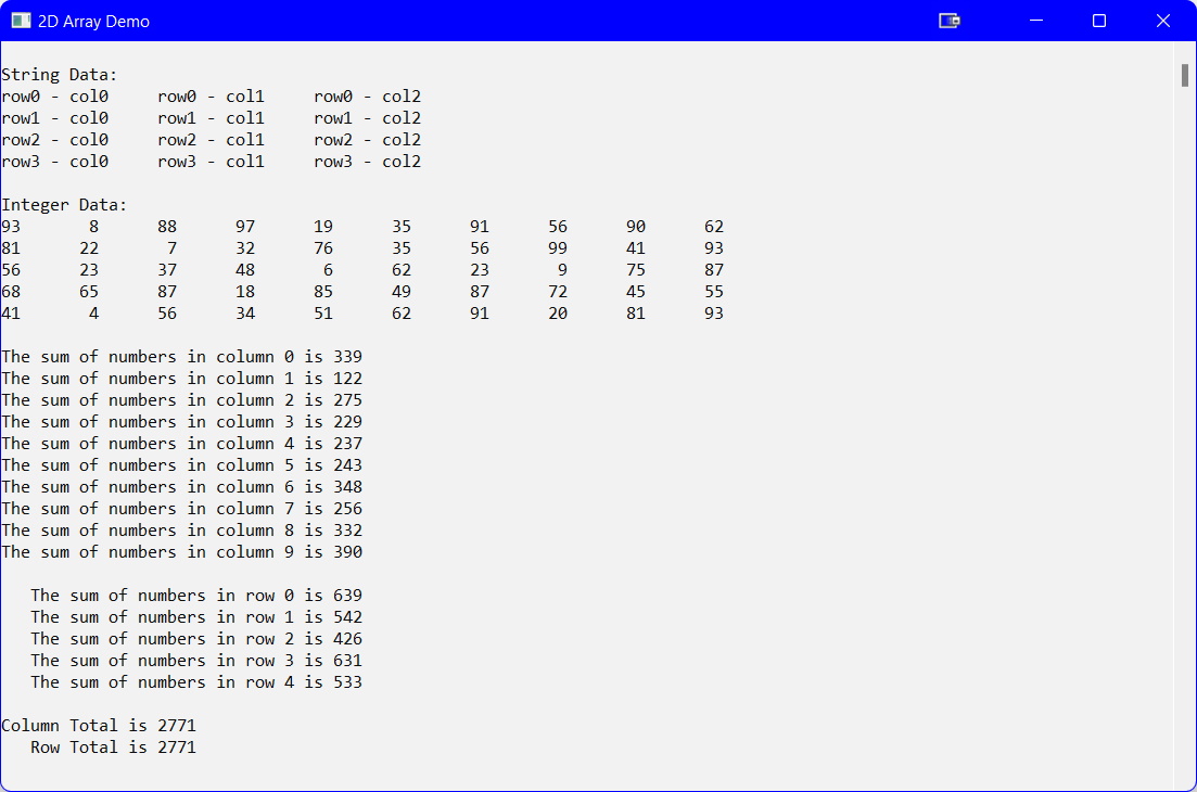 array-2d-demo