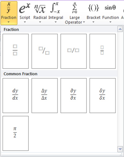 fraction-symbols